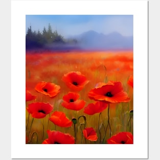 Pretty Poppies Posters and Art